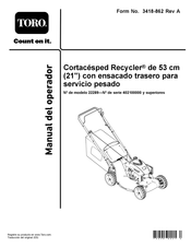 Toro 22289 Manual Del Operador
