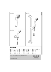 Grohe Sinfonia 28 976 Manual Del Usuario