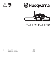 Husqvarna T540i XPG Manual De Usuario