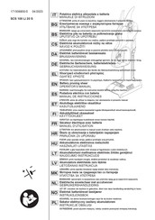 Stiga SCS 100 Li 20 S Manual De Instrucciones