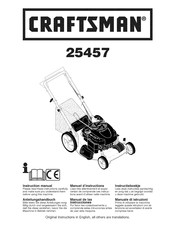 Craftsman 25457 Manual De Las Instrucciones