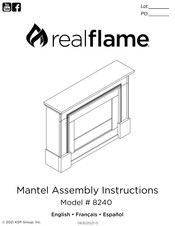 RealFlame 8240 Instrucciones De Montaje