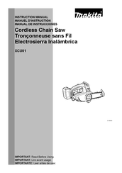 Makita XCU01 Manual De Instrucciones