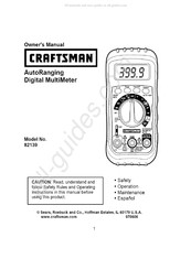 Craftsman 82139 Manual De Instrucciones