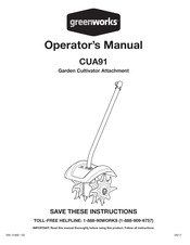 GreenWorks CUA91 Manual Del Operador