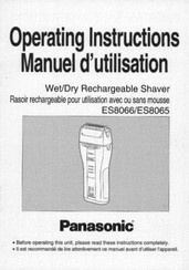 Panasonic ES8065 Manual De Instrucciones