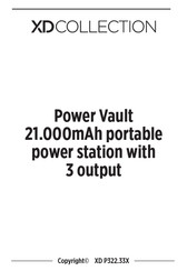 XD COLLECTION Power Vault P322.33 Serie Manual Del Usuario