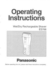 Panasonic ES766 Manual De Instrucciones