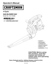 Craftsman 316.794980 Manual Del Operador