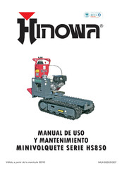 Hinowa HS850 Serie Manual De Uso Y Mantenimiento