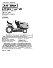 Craftsman 917.25024 Manual Del Operador