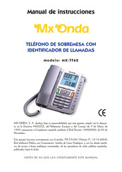 Mx Onda MX-TF62 Manual De Instrucciones