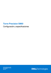 Dell Precision 5860 Configuración Y Especificaciones