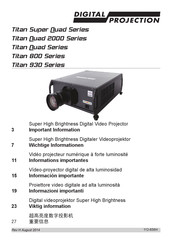 Digital Projection Titan 800 Serie Manual