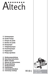 Altech SUR 1100 Manual De Instrucciones