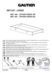 Gautier 402 Instrucciones De Montaje