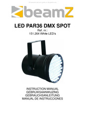 Beamz LED PAR36 DMX SPOT Manual De Instrucciones