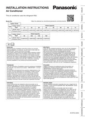 Panasonic S-90MF3E5B Instrucciones De Instalación