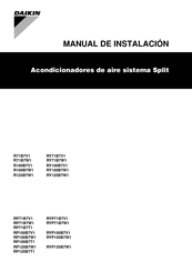 Daikin R100B7W1 Manual De Instalación