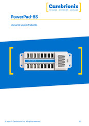 Cambrionix PowerPad8S Manual Del Usuario