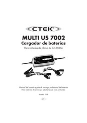 CTEK 1018 Manual Del Usuario