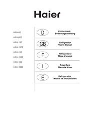 Haier HRH-137E Manual De Instrucciones