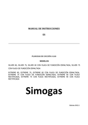 Simogas SILVER 60 Manual De Instrucciones