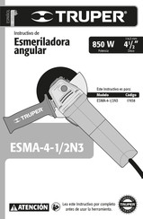 Truper ESMA-4-1/2N3 Instructivo