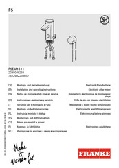 Franke F5EM1011 Instrucciones De Montaje Y Servicio