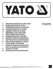 YATO YT-81775 Manual De Instrucciones