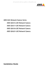 Axis Communications AXIS Q3518-LVE Manual Del Usuario