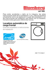 Blomberg WM 77110 NBL01 Guia Del Propietario E Instrucciones De Instalación