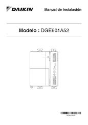 Daikin DGE601A52 Manual De Instalación