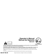 Husqvarna M24-54T Manual De Operario