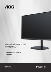 AOC Q27V4EA Manual Del Usuario