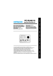 Hitachi PC-RLH8 Manual De Instalación Y Funcionamiento