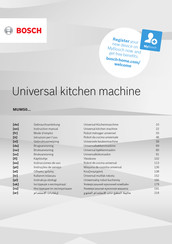 Bosch MUM50 Serie Instrucciones De Uso