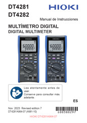 Hioki DT4282 Manual De Instrucciones