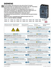 Siemens 3VA948 0JA13 Serie Instructivo