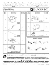 Glacier bay LT2007WWHD Instrucciones De Ensamble