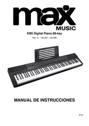 Max Music 130.098 Manual De Instrucciones