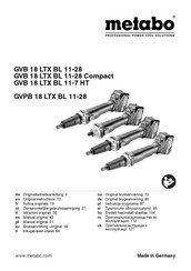 Metabo 00826000 Manual Original