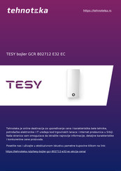 TESY GCR 802712 E32 EC Guía De Instalación Rápida