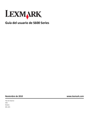 Lexmark S600 Serie Guia Del Usuario