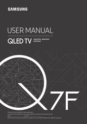 Samsung QN65Q7FNAF Manual Del Usuario