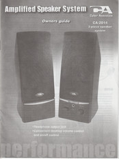 Cyber Acoustics CA-2014 Manual Del Usuario