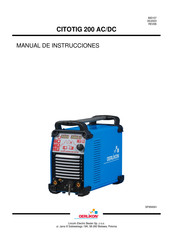 Oerlikon CITOTIG 200 AC/DC Manual De Instrucciones