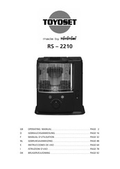 Toyotomi TOYOSET RS - 2210 Instrucciones De Uso