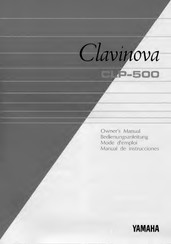 Yamaha Clavinova CLP-500 Manual De Instrucciones