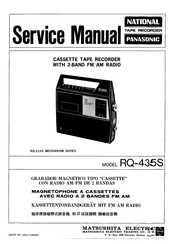 Panasonic RQ-435S Manual De Servicio